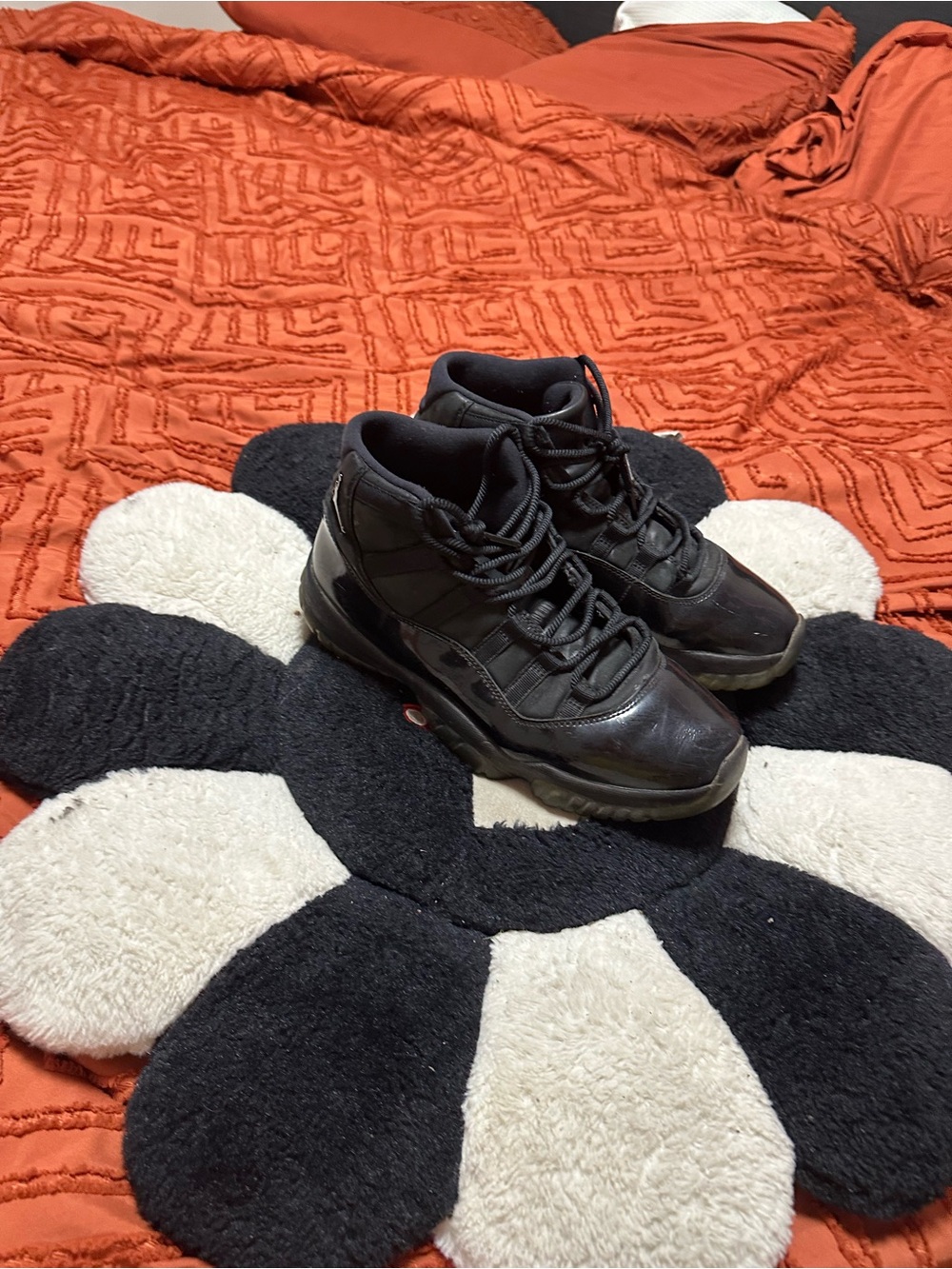 Jordan Men's Black High-Top Athletic Sneakers